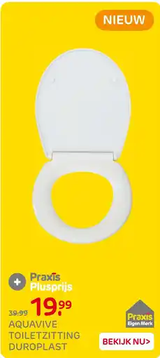 Praxis Aquavive toiletzitting duroplast aanbieding