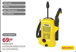 Praxis Kärcher hogedrukreiniger aanbieding