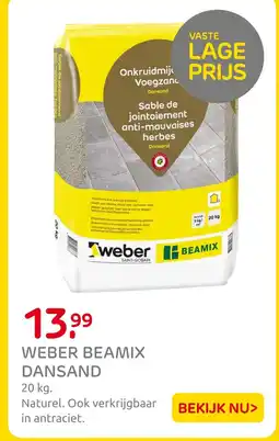 Praxis Weber beamix dansand aanbieding
