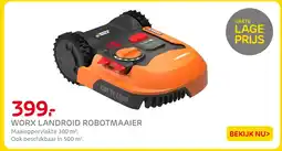 Praxis Worx landroid robotmaaier aanbieding