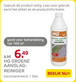 Praxis Hg groene aanslag reiniger aanbieding