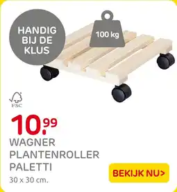 Praxis Wagner plantenroller paletti aanbieding