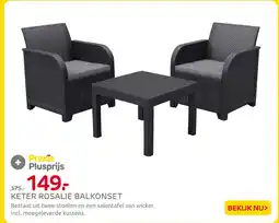Praxis Keter Rosalie Balkonset aanbieding