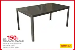 Praxis Tuintafel macari aanbieding