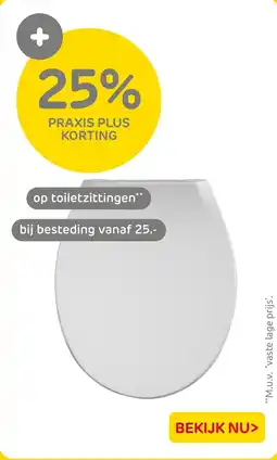 Praxis Op Toiletzittingen aanbieding