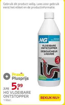 Praxis HG Vloeibare ontstopper aanbieding