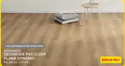 Praxis Decomode pvc vloer plank dynamic aanbieding