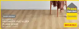 Praxis Decomode pvc vloer plank sense aanbieding