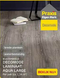 Praxis Decomode laminaat aqua large aanbieding