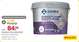 Praxis Sigma muurverf aanbieding