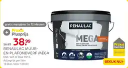 Praxis Renaulac Muur en Plafondverf méga aanbieding