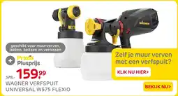 Praxis Wagner verfspuit universal W575 flexio aanbieding