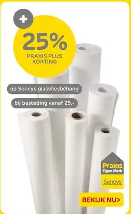 Praxis Op Sencys glasvliesbehang aanbieding