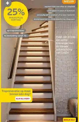 Praxis Op traprenovatie aanbieding