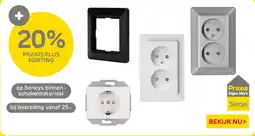 Praxis Sencys binnen schakelmateriaal aanbieding