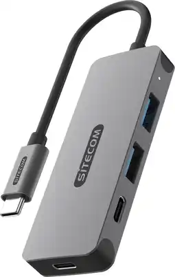 Coolblue Sitecom USB-C naar USB-A/USB-C 10Gbps Hub aanbieding