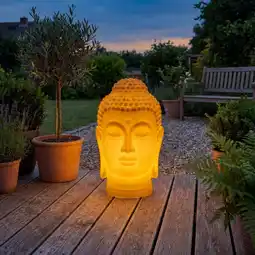 Action XXL Buddha solarlamp aanbieding