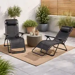 Action Luxe tuinstoel - set van 2 aanbieding