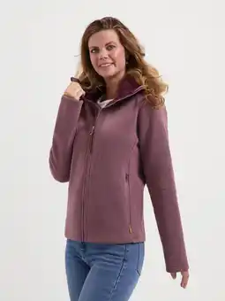 ANWB Mgo Macy Dames Outdoorvest Fleecevest Paars aanbieding