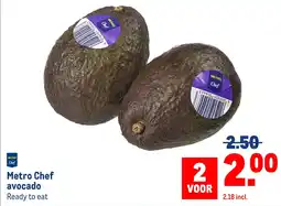 Makro Metro Chef avocado aanbieding