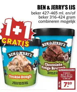De Boerenschuur Ben & jerry's ijs aanbieding