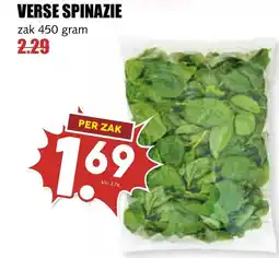 De Boerenschuur Verse spinazie aanbieding