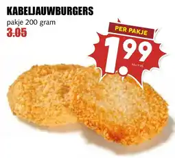 De Boerenschuur Kabeljauwburgers aanbieding