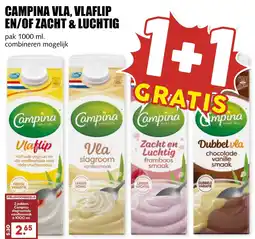 De Boerenschuur Campina vla, vlaflip en/of zacht & luchtig aanbieding