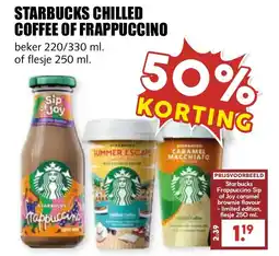 De Boerenschuur Starbucks chilled coffee of frappuccino aanbieding