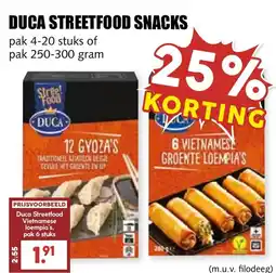 De Boerenschuur Duca streetfood snacks aanbieding