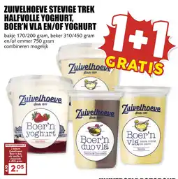 De Boerenschuur Zuivelhoeve stevige trek halfvolle yoghurt, aanbieding