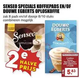 De Boerenschuur Senseo specials koffiepads en/of douwe egberts oploskoffie aanbieding