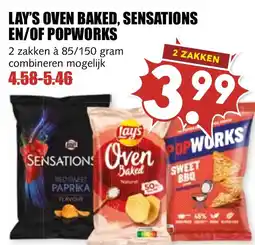 De Boerenschuur Lay's oven baked, sensations en/of popworks aanbieding