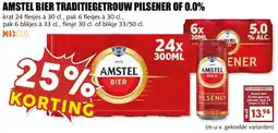 De Boerenschuur Amstel bier traditiegetrouw pilsener of 0.0% aanbieding