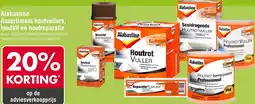 Enorm Alabastine assortiment houtvullers, houtkit en houtreparatie aanbieding