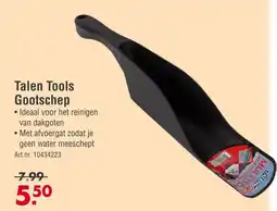 Enorm Talen Tools Gootschep aanbieding