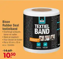Enorm Bison Rubber Seal textielband aanbieding