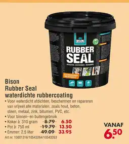Enorm Bison Rubber Seal waterdichte rubbercoating aanbieding