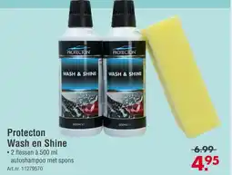 Enorm Protecton Wash en Shine aanbieding