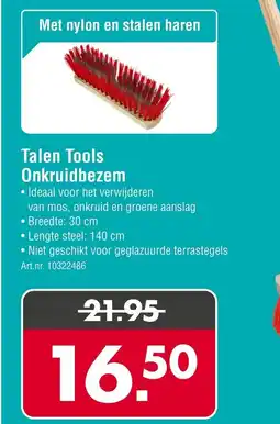 Enorm Talen Tools Onkruidbezem aanbieding