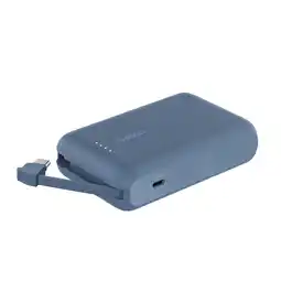 MediaMarkt Belkin 10000 Mah 20w Pd Powerbank Met Geïntegreerde Usb‑c Kabel – Blauw aanbieding