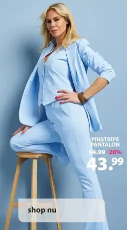 terStal PINSTRIPE PANTALON aanbieding