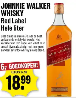 Dirck 3 Johnnie walker whisky aanbieding