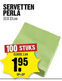 Dirck 3 Servetten perla aanbieding