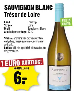 Dirck 3 Sauvignon blanc trésor de loire aanbieding