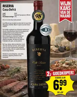 Dirck 3 Riserva casa defrá aanbieding