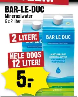 Dirck 3 Bar-le-duc mineraalwater aanbieding