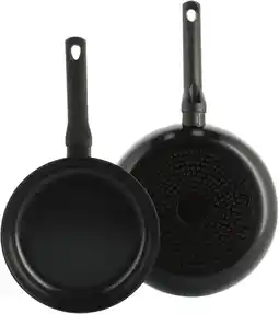 Coolblue BK Enjoy Koekenpannenset 24 + 28 cm zwart aanbieding