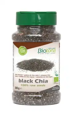 De Online Drogist Biotona Black Chia Raw Seeds aanbieding