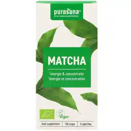 Holland & Barrett Purasana Matcha 280mg Bio - 100 capsules aanbieding